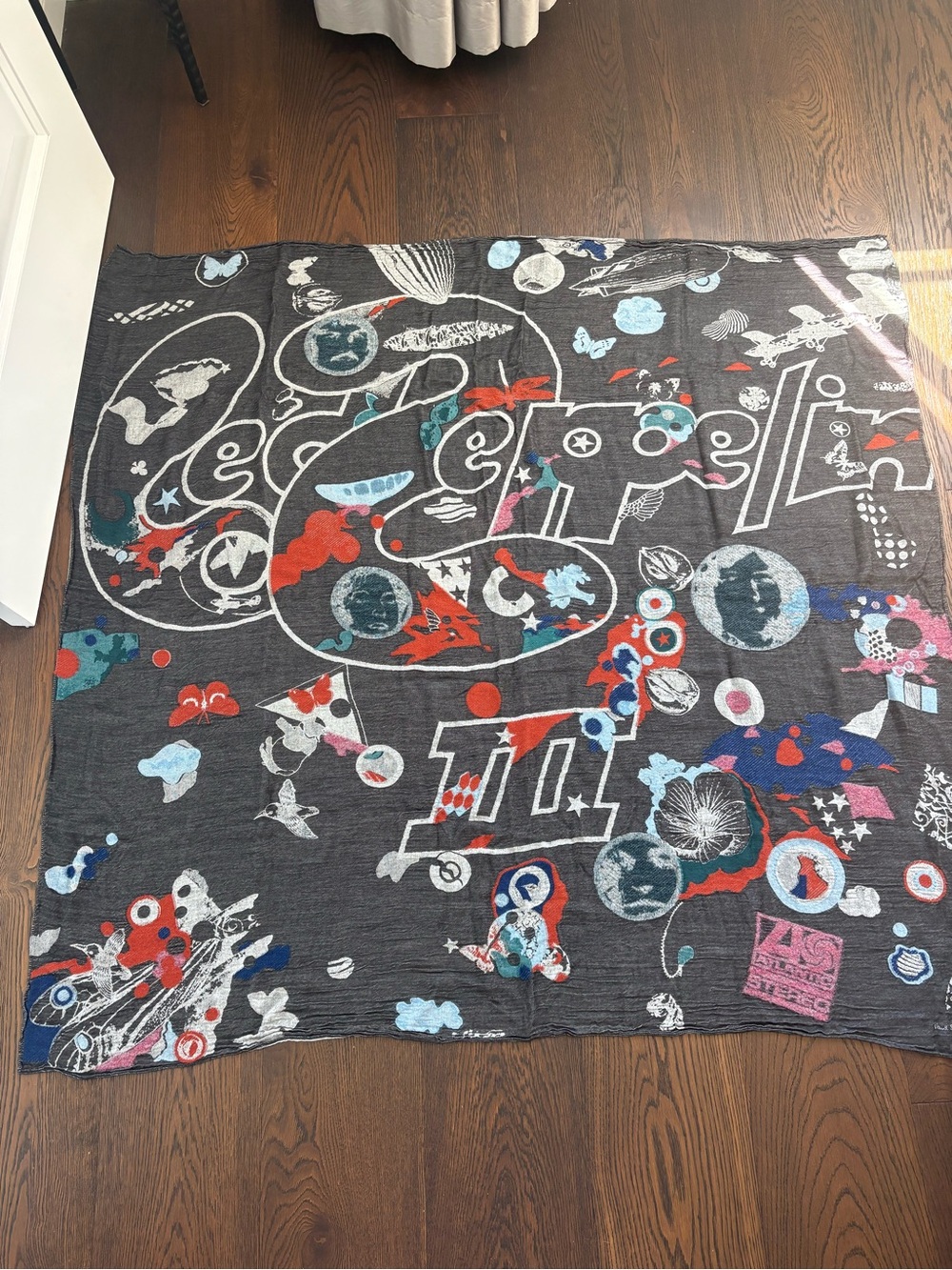 Paul Smith Multicolor Graphic Men's Scarf in Charcoal Ground